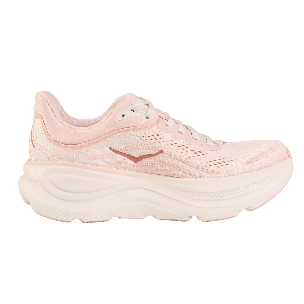 Hoka Bondi 9 Women's Road Running Shoe – Rose Latte/Rose Cream