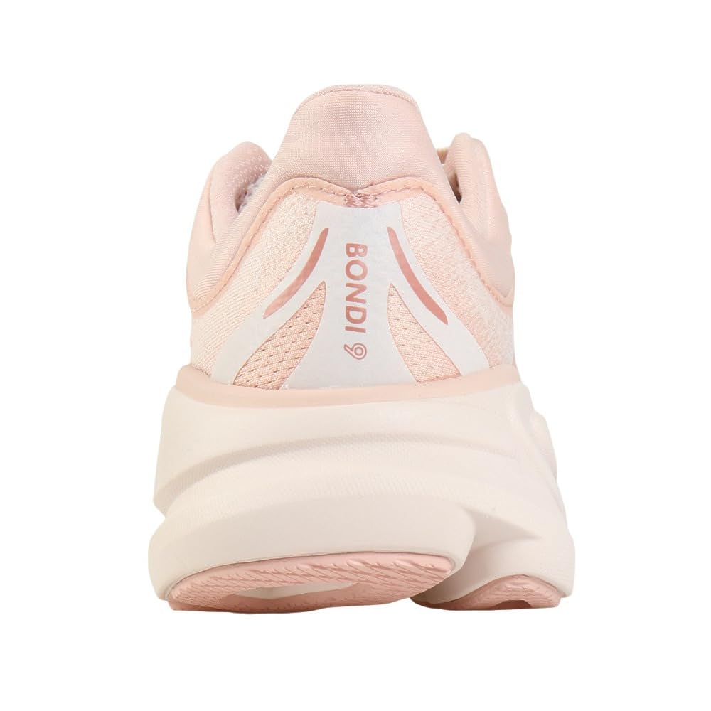 Hoka Bondi 9 Women's Road Running Shoe – Rose Latte/Rose Cream