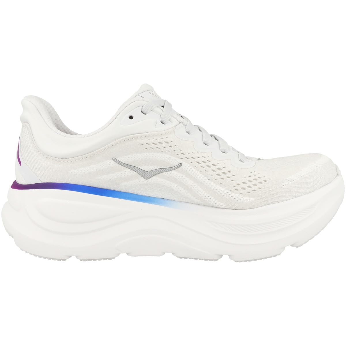 Hoka Bondi 9 Women's Road Running Shoe – Cosmic Grey/White