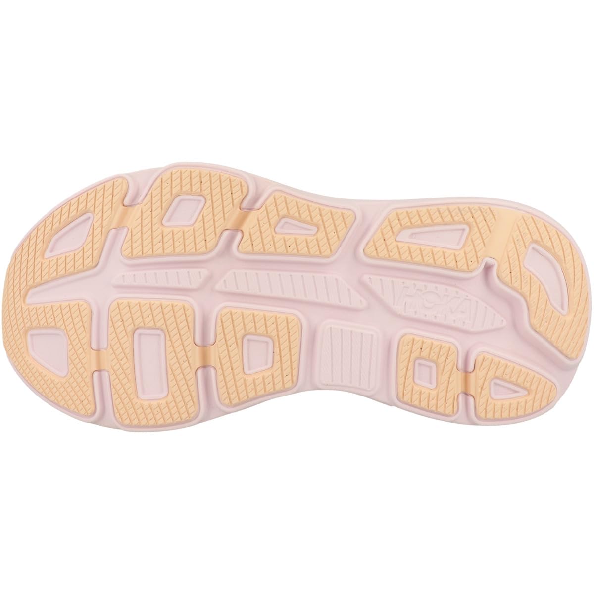 Hoka Bondi 9 Women's Road Running Shoe – Lilac Cream/Tangerine Glow