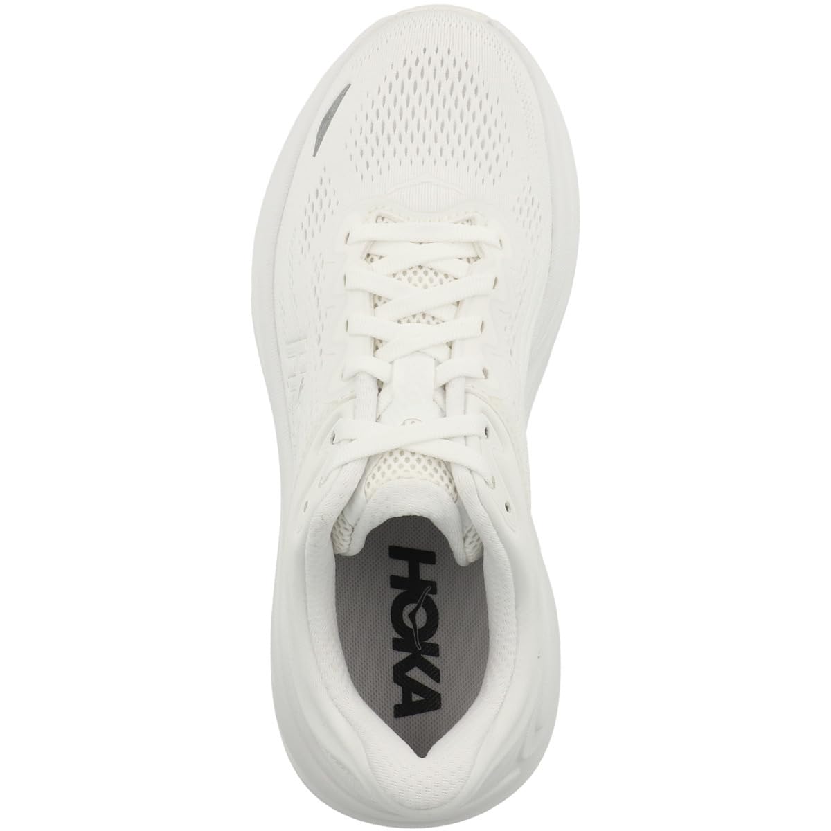 Hoka Bondi 9 Women's Road Running Shoe – White/White