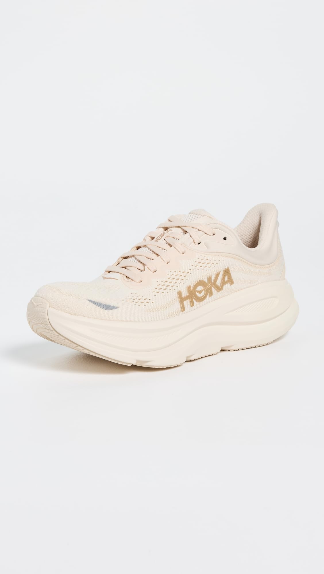 Hoka Bondi 9 Women's Road Running Shoe – Vanilla/Birch