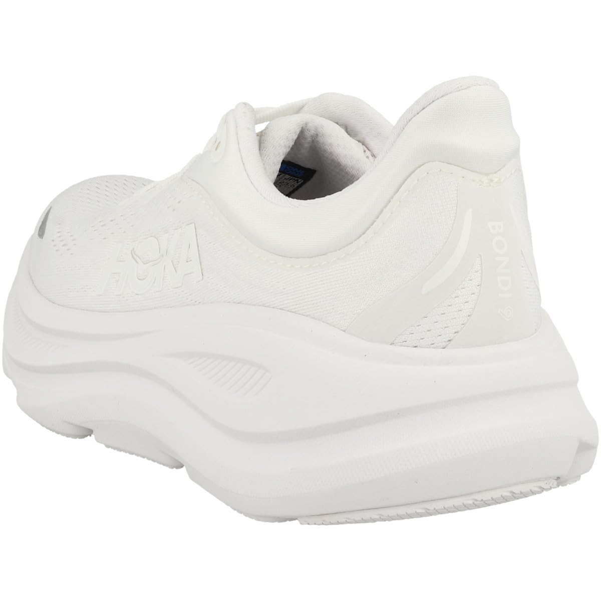 Hoka Bondi 9 Women's Road Running Shoe – White/White