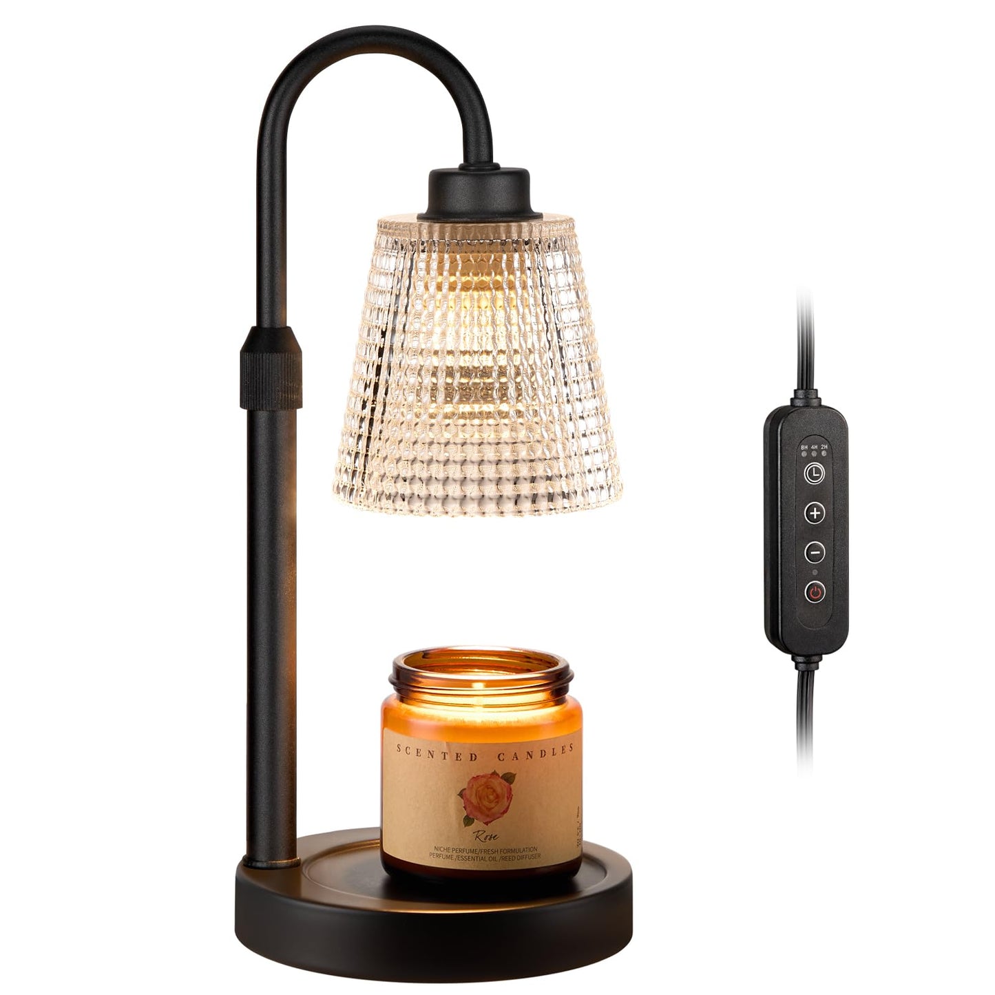 Innqoo Candle Warmer Lamp with Timer – Dimmable, Height Adjustable