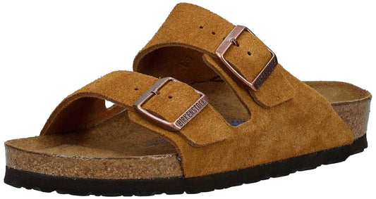 Birkenstock Arizona Sandal – Unisex Two-Strap Footbed Sandal, Brown