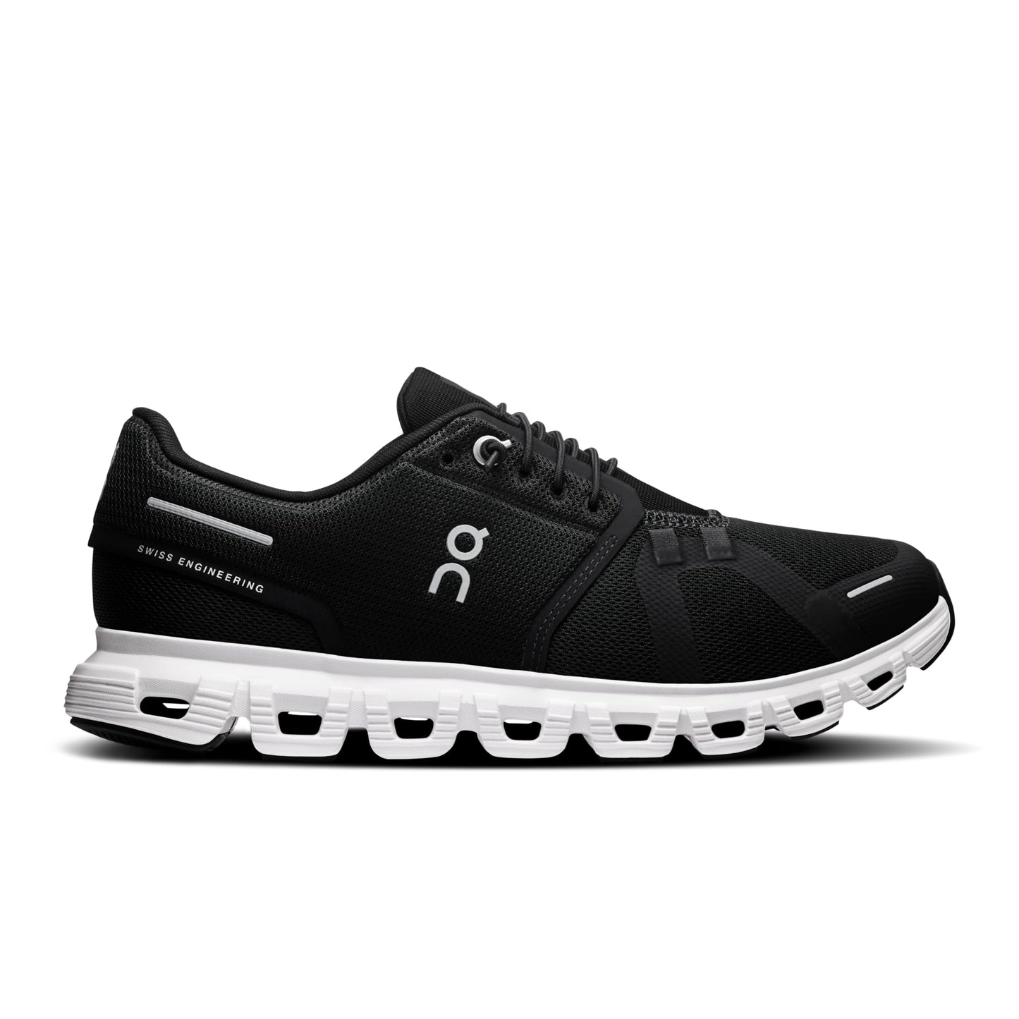 On Women's Cloud 6 Sneaker – Black/White