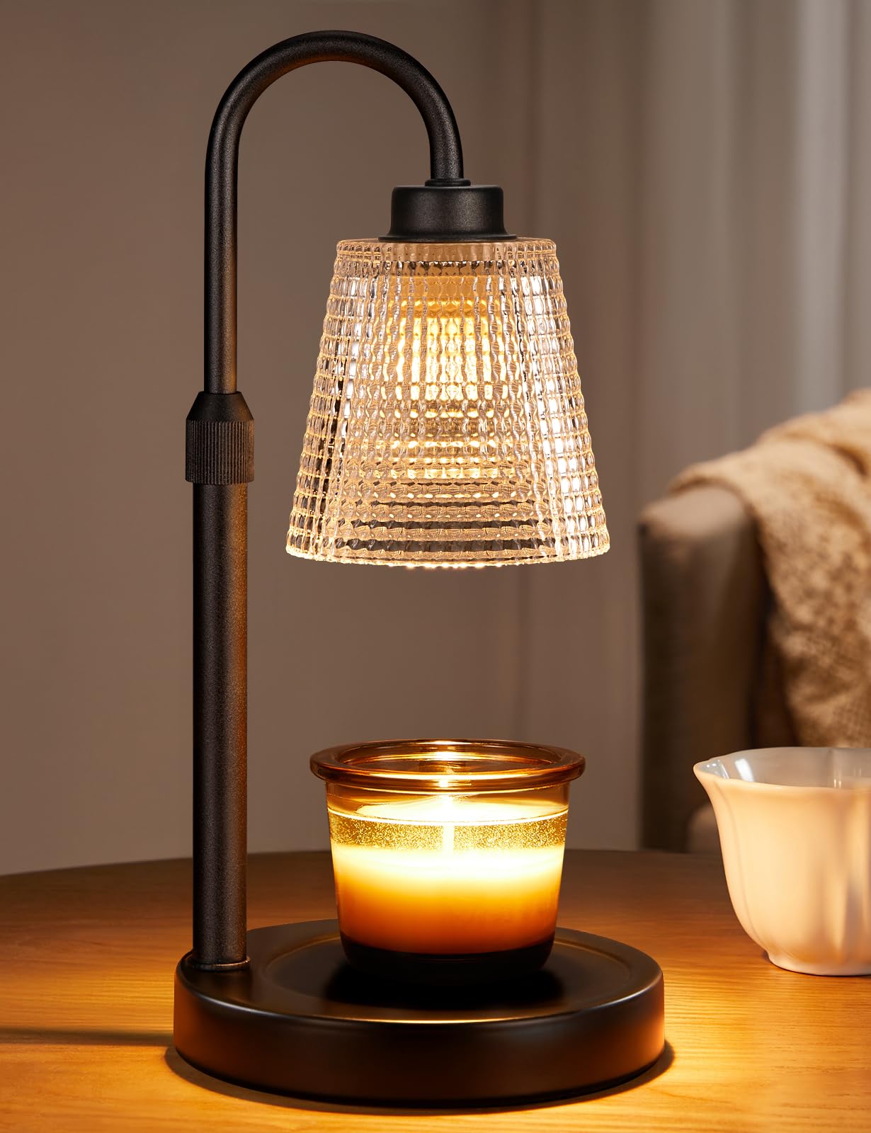 Innqoo Candle Warmer Lamp with Timer – Dimmable, Height Adjustable