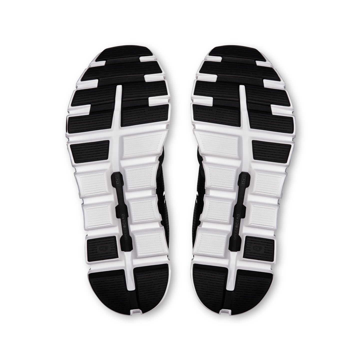 On Women's Cloud 6 Sneaker – Black/White