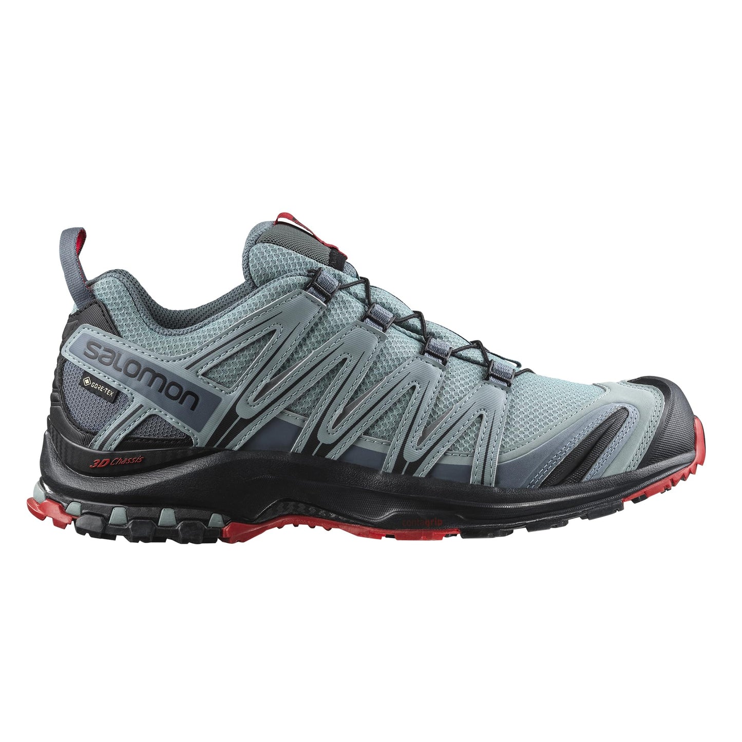 Salomon XA Pro 3D Gore-Tex Men's Trail Running Shoe – Lead/Black/Barbados Cherry