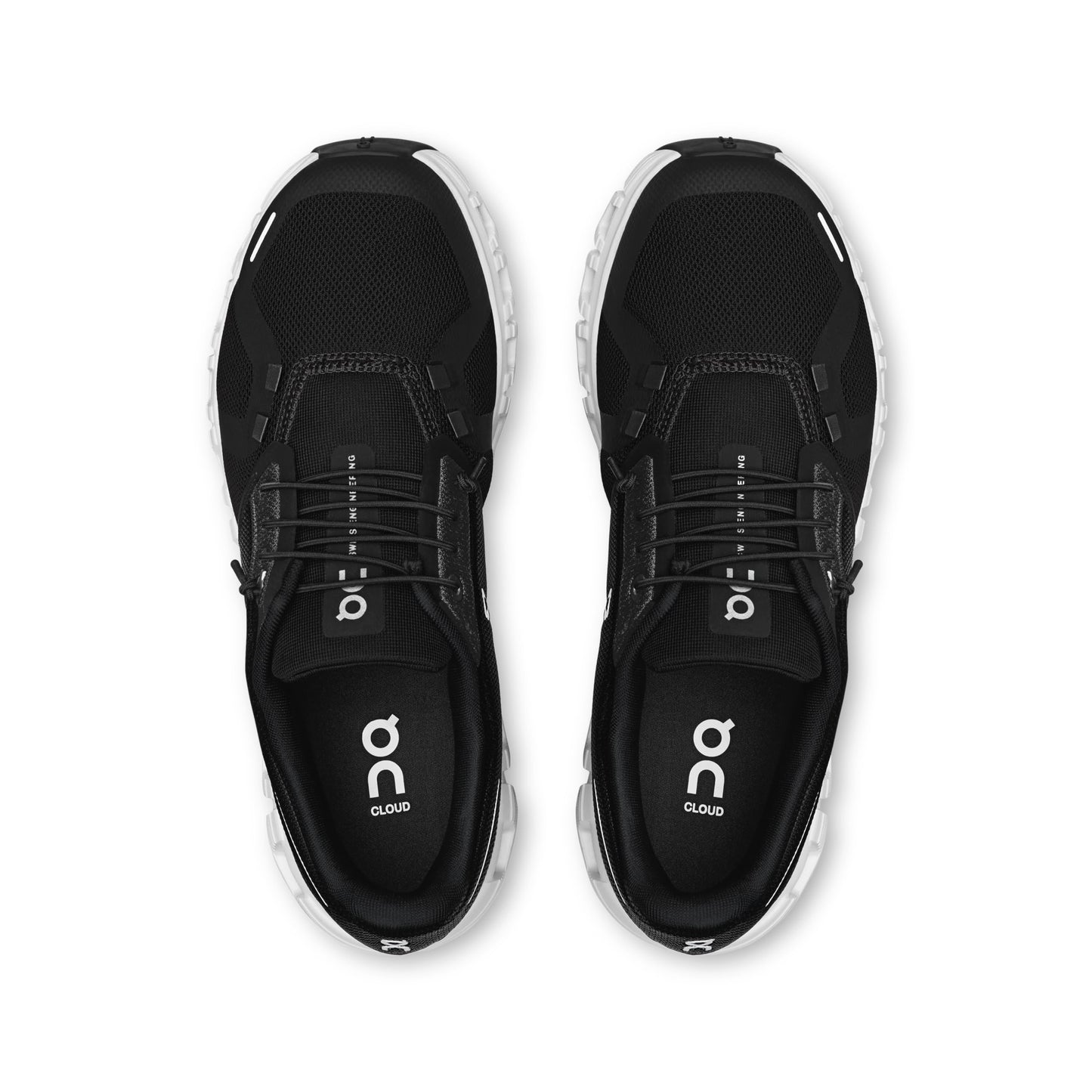 On Women's Cloud 6 Sneaker – Black/White