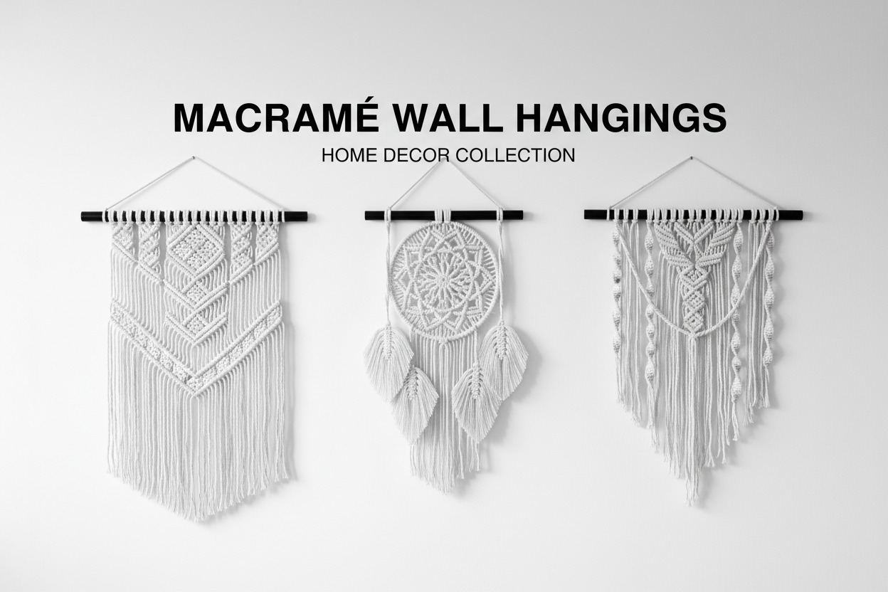 Macramé Wall Hangings Banner
